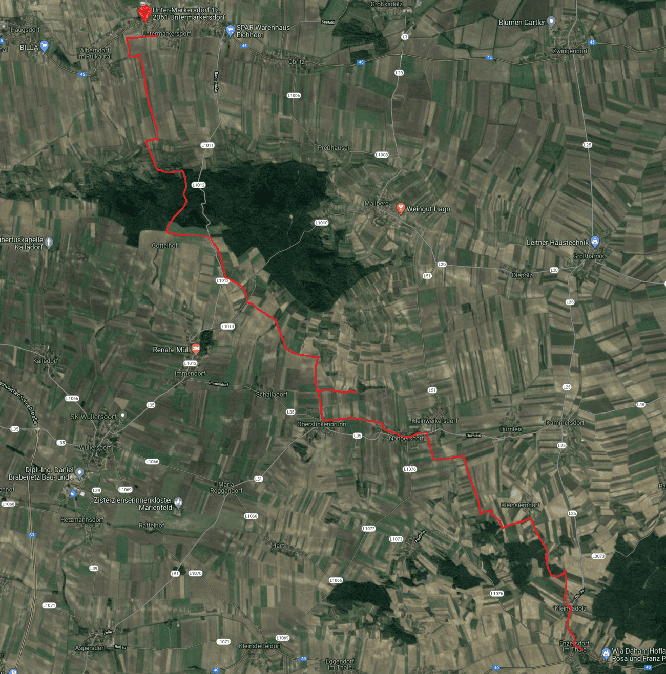 Foto zum Beitrag: Tagesritt von Untermarkersdorf nach Enzersdorf im Thale